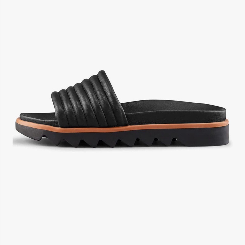 Cougar Black Slide Sandals - Picture 3 of 10